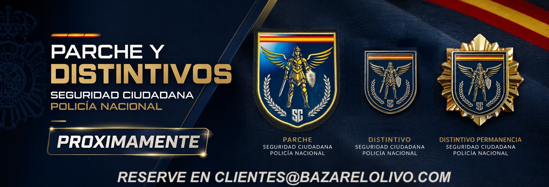 Distintivos seguridad ciudadana